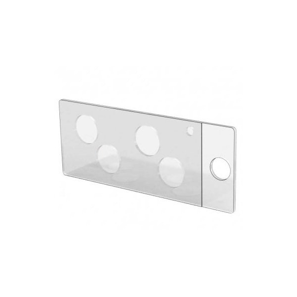Chambered Coverslips, 4 Wells, 9mm, 20/pk, 20PK